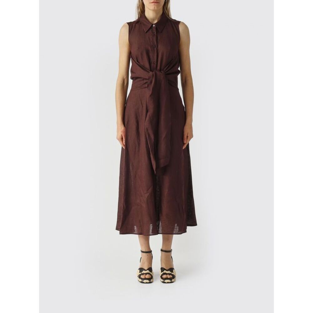 Meimeij Dress Woman Coffee
